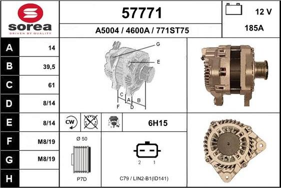 EAI 57771 - Alternator www.molydon.hr