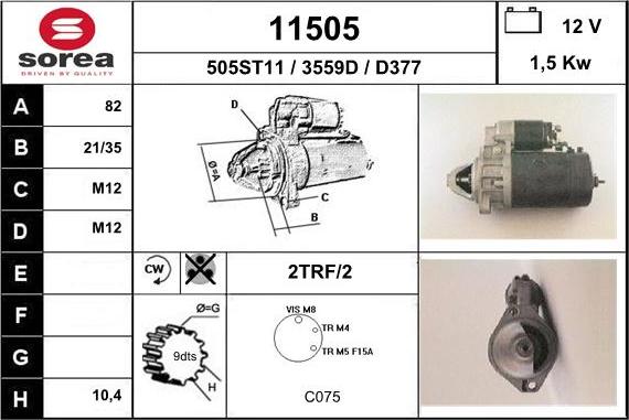 EAI 11505 - Starter www.molydon.hr