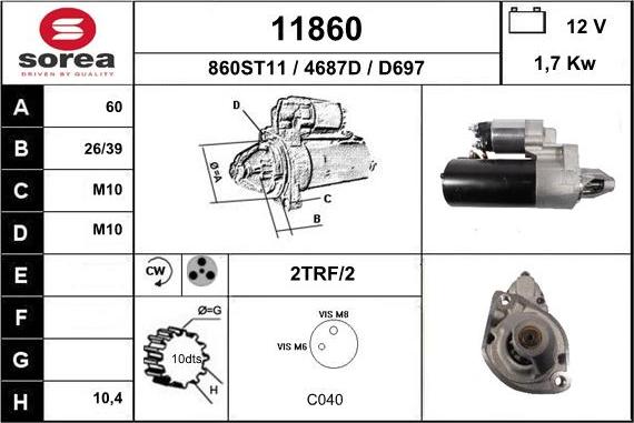 EAI 11860 - Starter www.molydon.hr