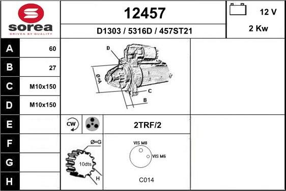 EAI 12457 - Starter www.molydon.hr