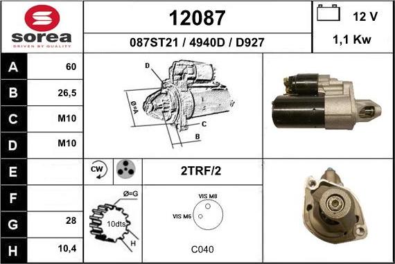 EAI 12087 - Starter www.molydon.hr