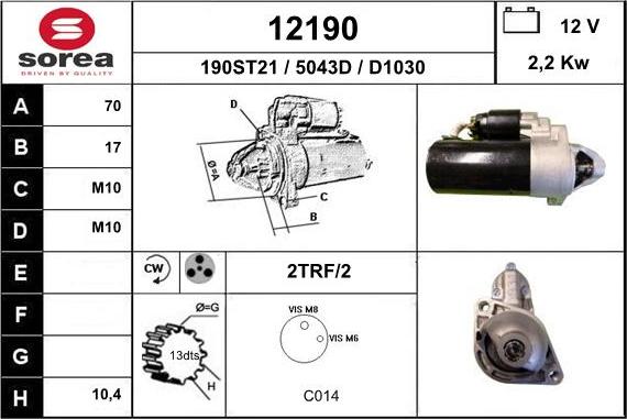 EAI 12190 - Starter www.molydon.hr
