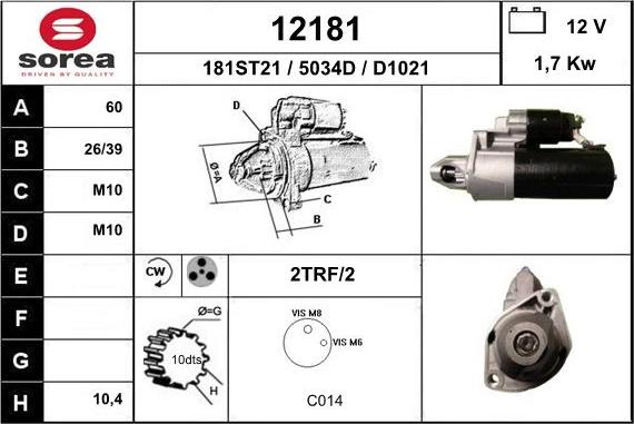EAI 12181 - Starter www.molydon.hr