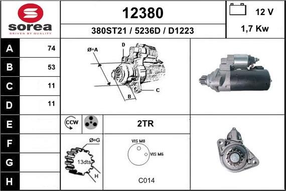 EAI 12380 - Starter www.molydon.hr