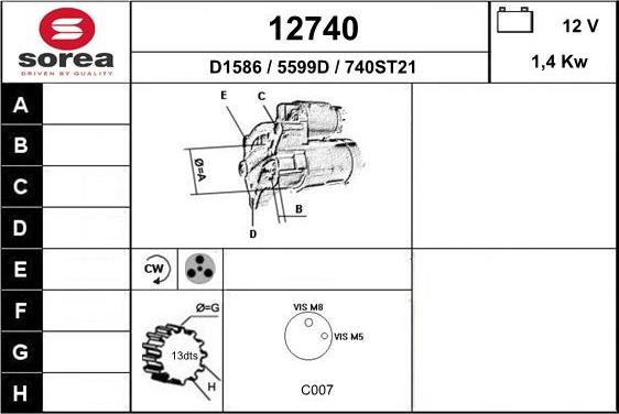 EAI 12740 - Starter www.molydon.hr
