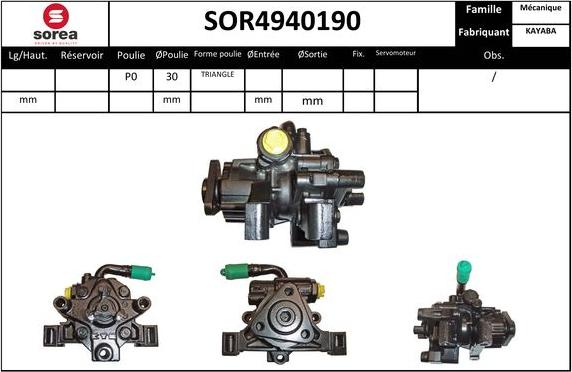 EAI SOR4940190 - Hidraulična pumpa, upravljanje www.molydon.hr