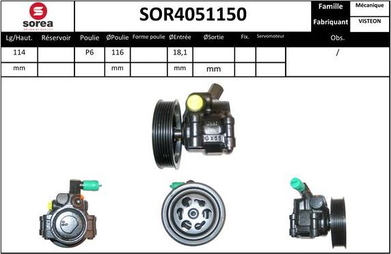 EAI SOR4051150 - Hidraulična pumpa, upravljanje www.molydon.hr