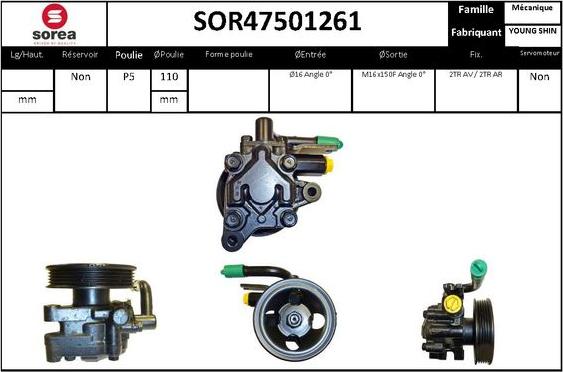 EAI SOR47501261 - Hidraulična pumpa, upravljanje www.molydon.hr