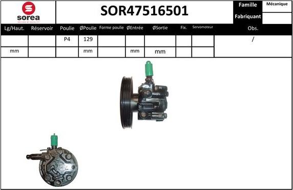 EAI SOR47516501 - Hidraulična pumpa, upravljanje www.molydon.hr