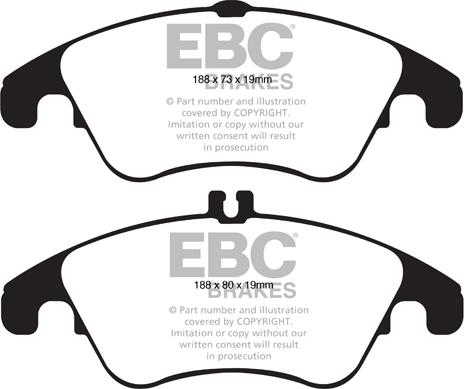 EBC Brakes DP1991 - Komplet Pločica, disk-kočnica www.molydon.hr