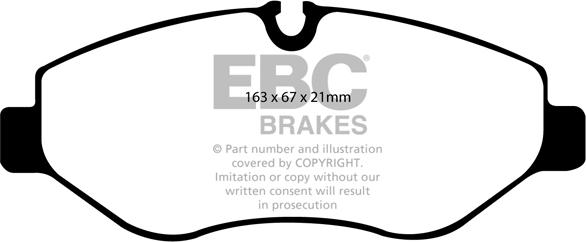EBC Brakes DP1926 - Komplet Pločica, disk-kočnica www.molydon.hr