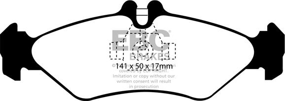 EBC Brakes DP1069/2 - Komplet Pločica, disk-kočnica www.molydon.hr
