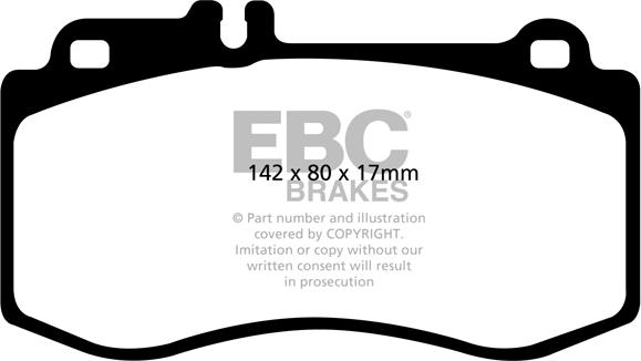 EBC Brakes DP31857C - Komplet Pločica, disk-kočnica www.molydon.hr