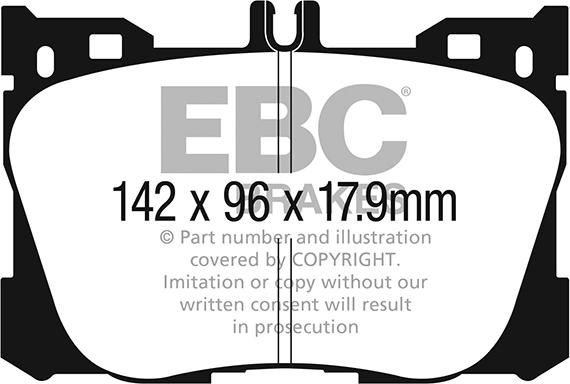 EBC Brakes DP23070 - Komplet Pločica, disk-kočnica www.molydon.hr