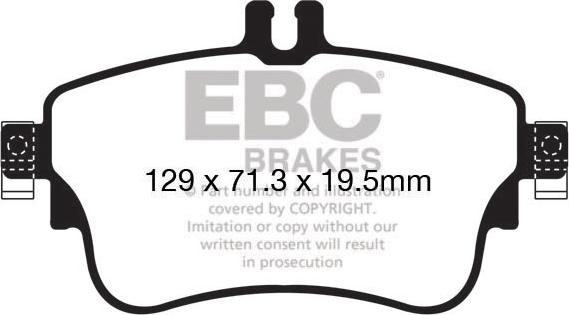 EBC Brakes DP22164 - Komplet Pločica, disk-kočnica www.molydon.hr