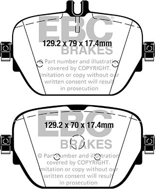 EBC Brakes DP22314 - Komplet Pločica, disk-kočnica www.molydon.hr
