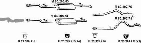 Eberspächer 232485 - Ispušni sistem www.molydon.hr