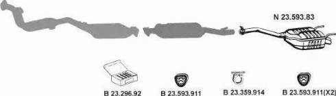 Eberspächer 232033 - Ispušni sistem www.molydon.hr