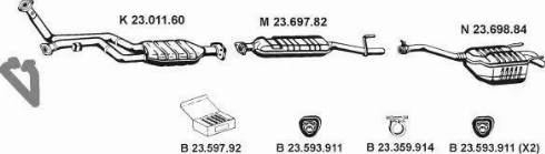 Eberspächer 232180 - Ispušni sistem www.molydon.hr