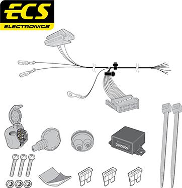 ECS MB076B1U - Elektricni komplet, Uređaj za vuču www.molydon.hr
