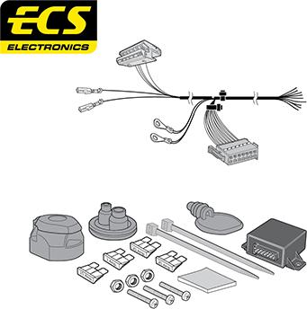 ECS MB076D1U - Elektricni komplet, Uređaj za vuču www.molydon.hr