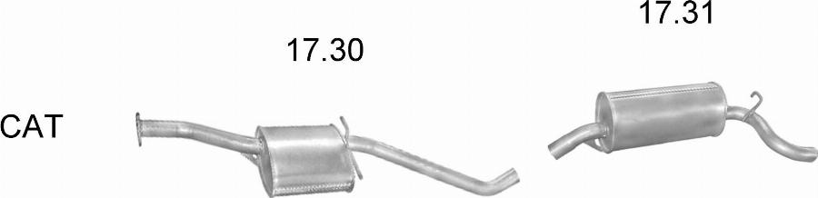 Edex 13.73 - Srednji Ispušni lonac www.molydon.hr