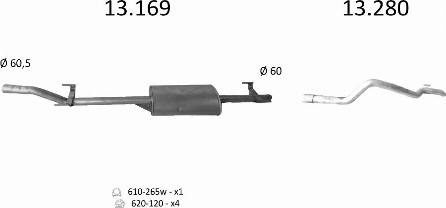 Edex 2843 - Ispušni sistem www.molydon.hr