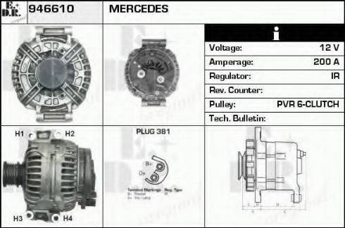 EDR 946610 - Alternator www.molydon.hr