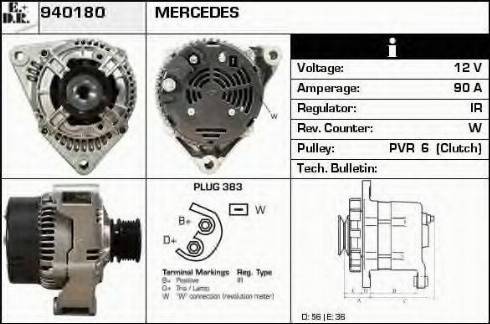 EDR 940180 - Alternator www.molydon.hr