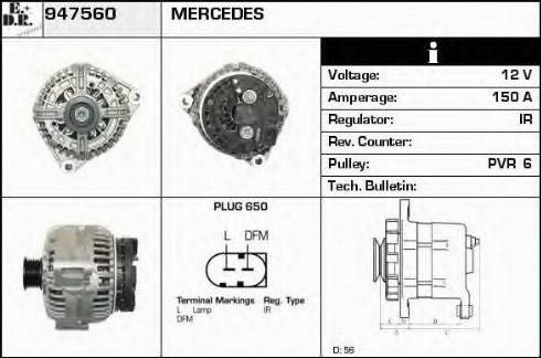 EDR 947560 - Alternator www.molydon.hr