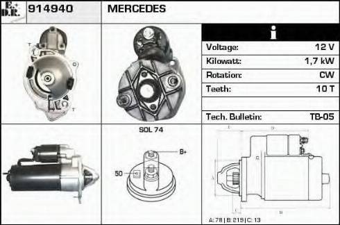 EDR 914940 - Starter www.molydon.hr