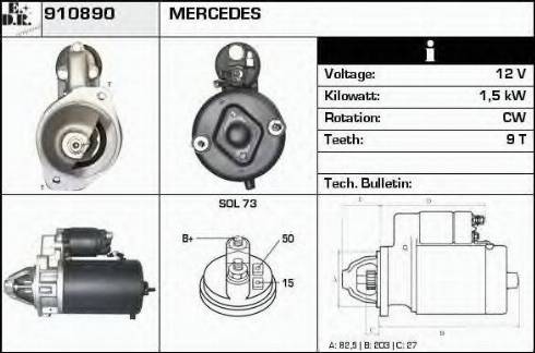 EDR 910890 - Starter www.molydon.hr