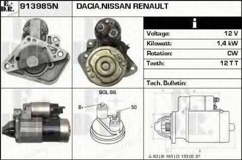 EDR 913985N - Starter www.molydon.hr