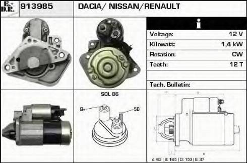 EDR 913985 - Starter www.molydon.hr