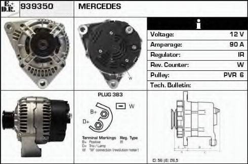 EDR 939350 - Alternator www.molydon.hr