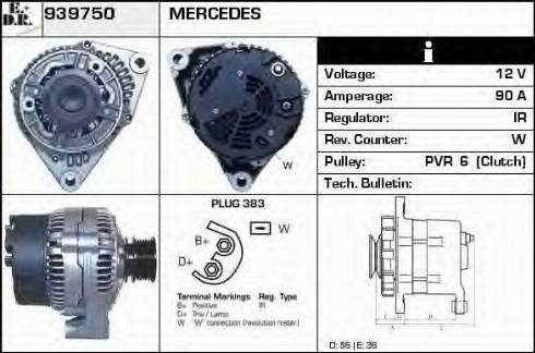 EDR 939750 - Alternator www.molydon.hr