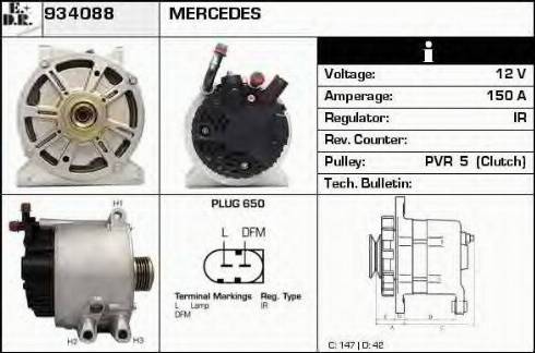 EDR 934088 - Alternator www.molydon.hr