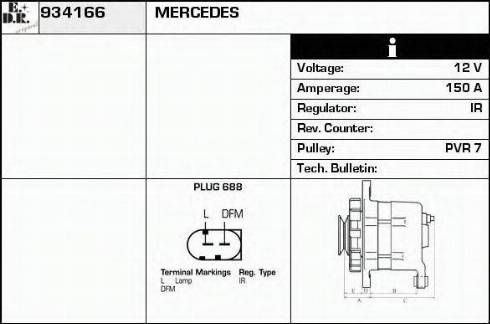 EDR 934166 - Alternator www.molydon.hr