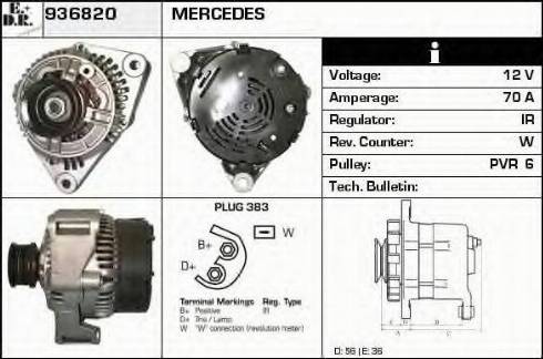 EDR 936820 - Alternator www.molydon.hr