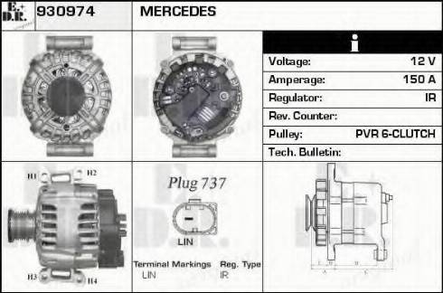 EDR 930974 - Alternator www.molydon.hr