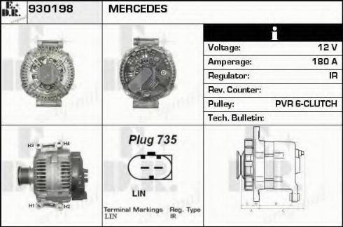 EDR 930198 - Alternator www.molydon.hr