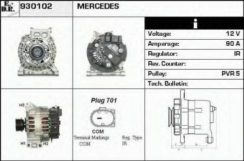 EDR 930102 - Alternator www.molydon.hr