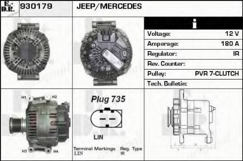 EDR 930179 - Alternator www.molydon.hr