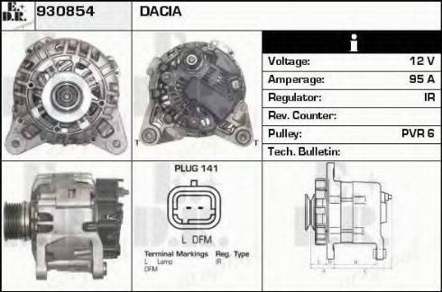 EDR 930854 - Alternator www.molydon.hr