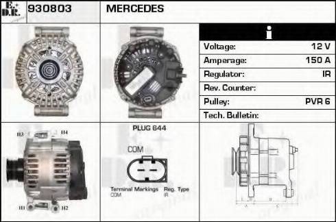EDR 930803 - Alternator www.molydon.hr