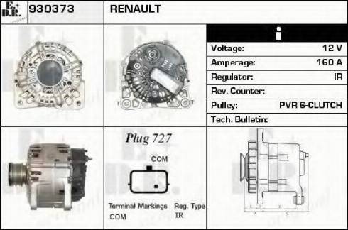 EDR 930373 - Alternator www.molydon.hr