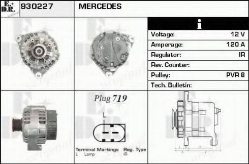 EDR 930227 - Alternator www.molydon.hr