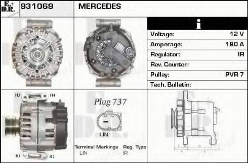 EDR 931069 - Alternator www.molydon.hr