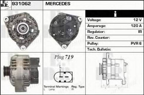 EDR 931062 - Alternator www.molydon.hr