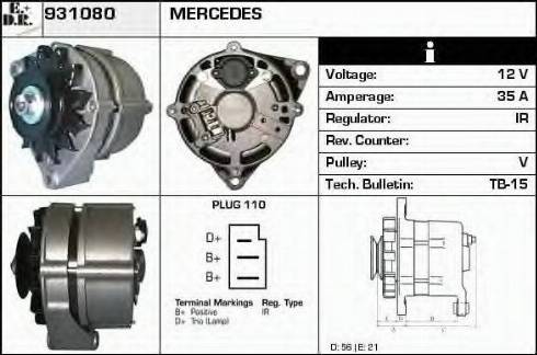 EDR 931080 - Alternator www.molydon.hr